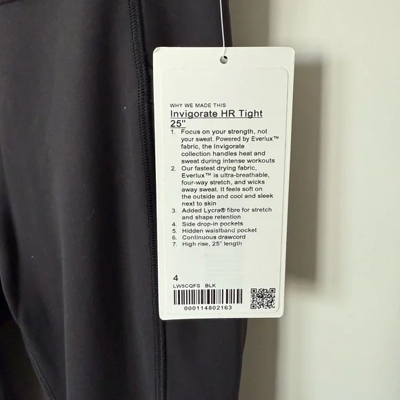 COPY - Lululemon Invigorate High-Rise Tight 25" - Picture 10 of 12